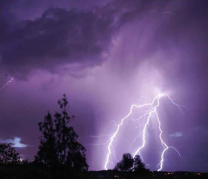Lightning strike/ Storm